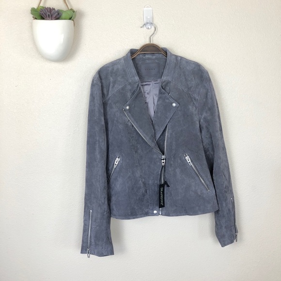 Blank NYC Jackets & Blazers - ✖️SOLD✖️•BLANK NYC• Suede Moto Zip-up Jacket